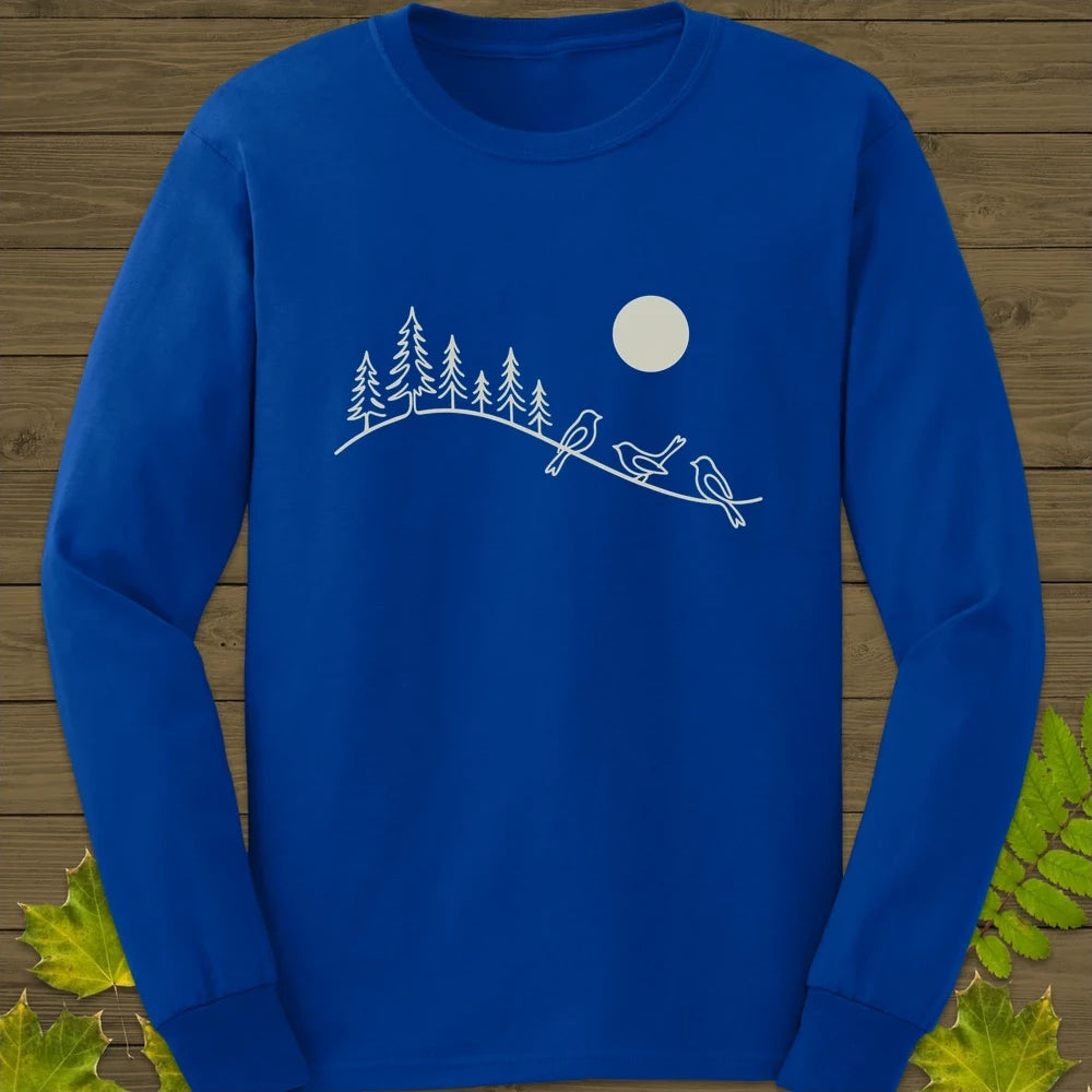 Serene Forest Long Sleeve Royal