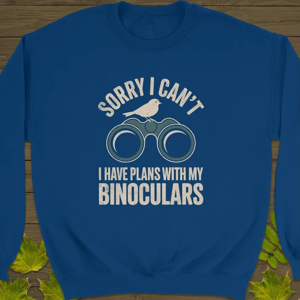 Binoculars Plan Sweatshirt Royal