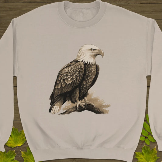 Sepia Eagle Spirit Crewneck Sweatshirt Sand