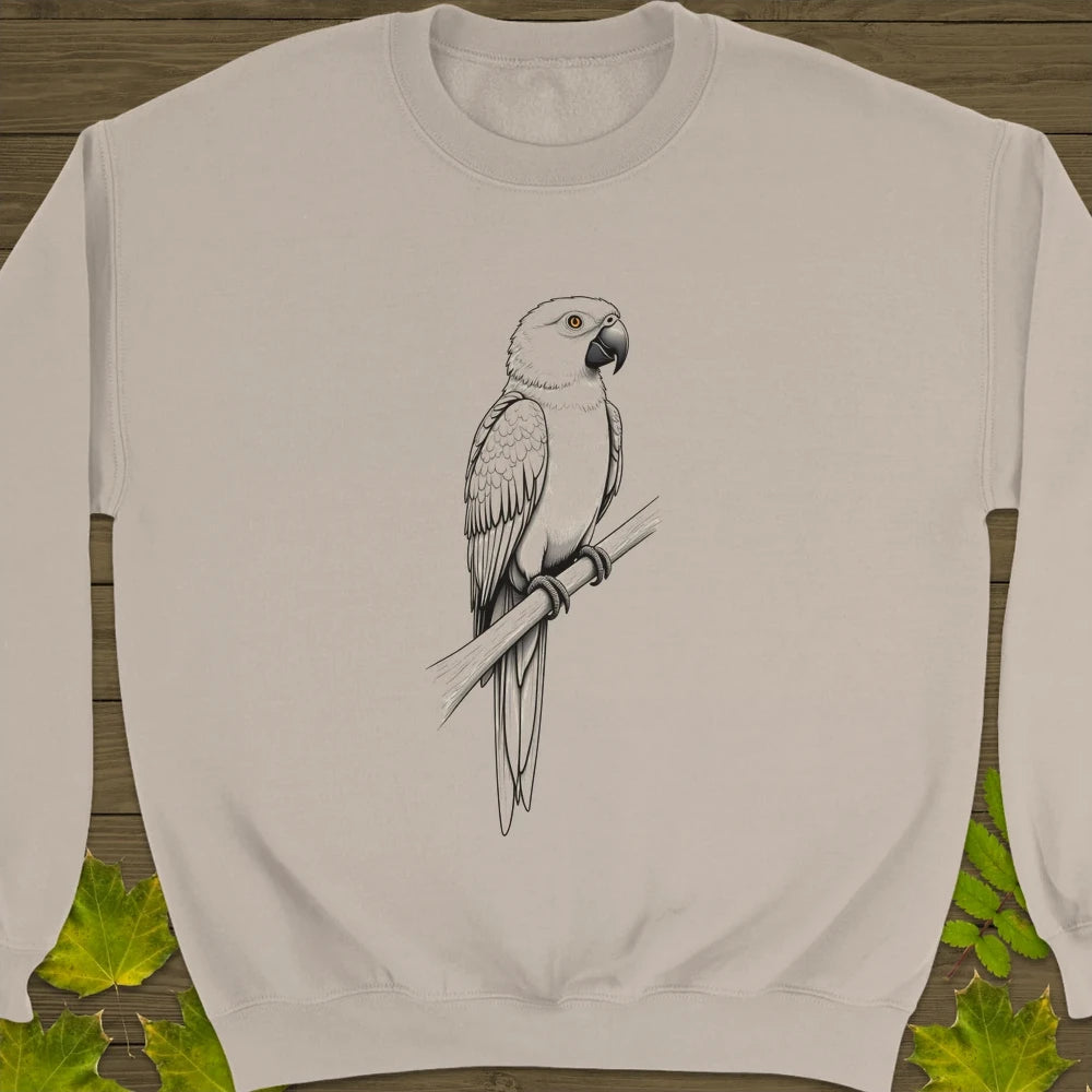 Parrot Perspective Crewneck Sweatshirt Sand