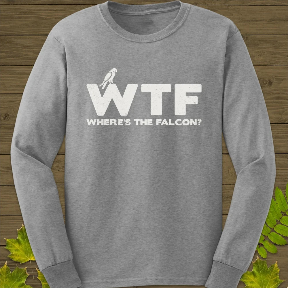 Where's The Falcon Long Sleeve Sport Grey