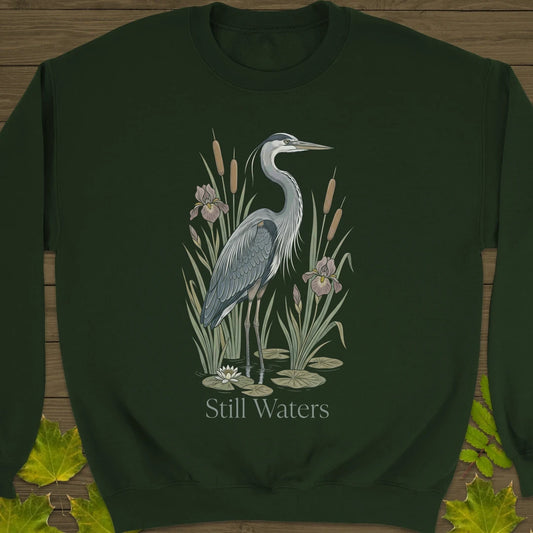 Still Waters Sweatshirt Forest Green