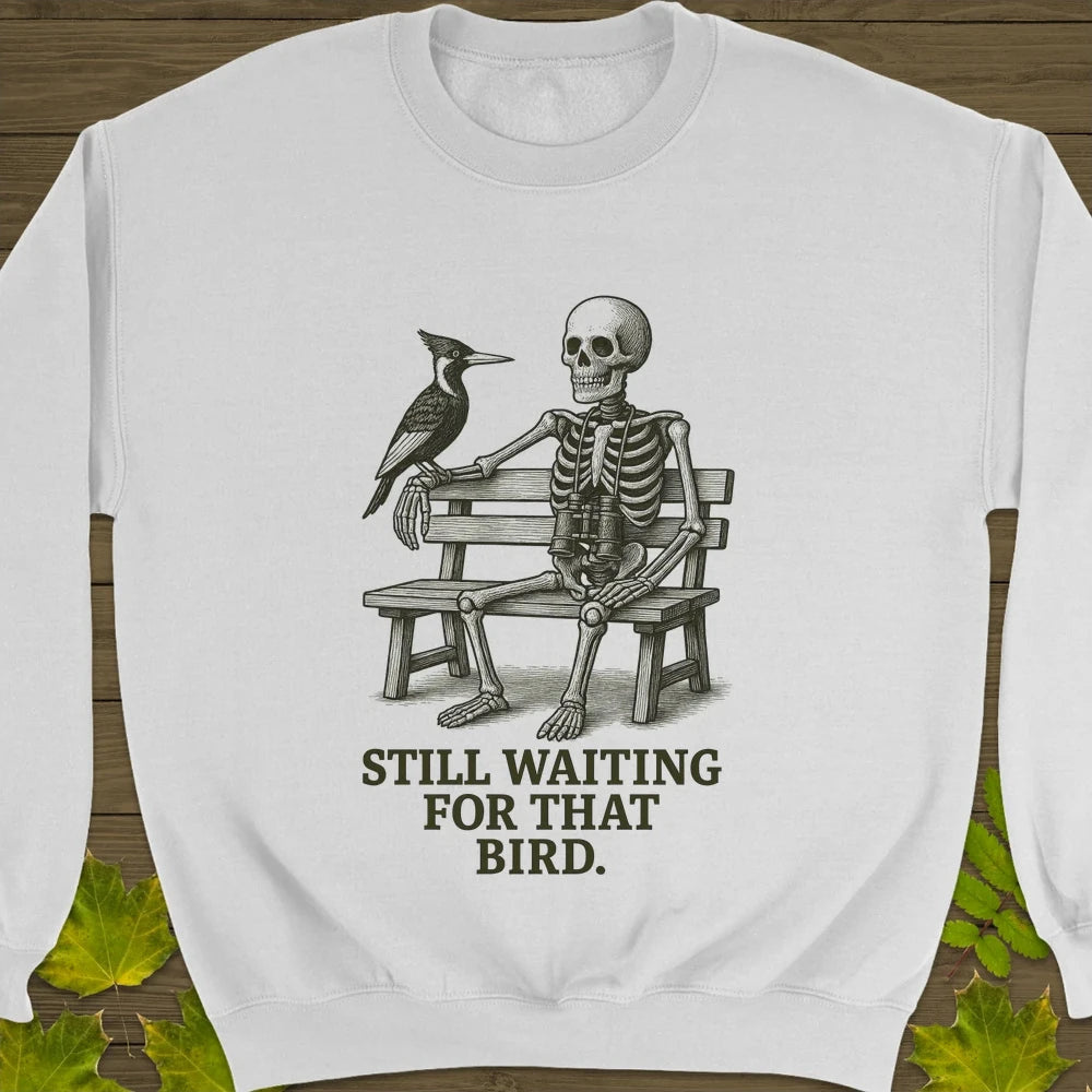 Still Waiting Crewneck Sweatshirt White