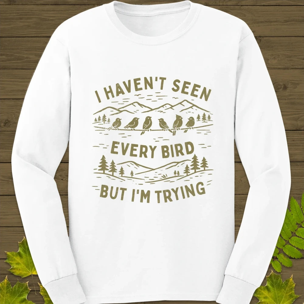 Every Bird Long Sleeve White