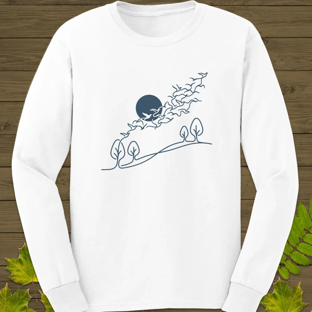 In Flight Long Sleeve White