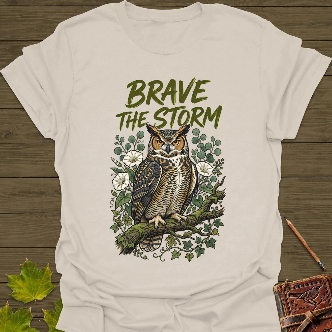 Brave The Storm T-Shirt Natural