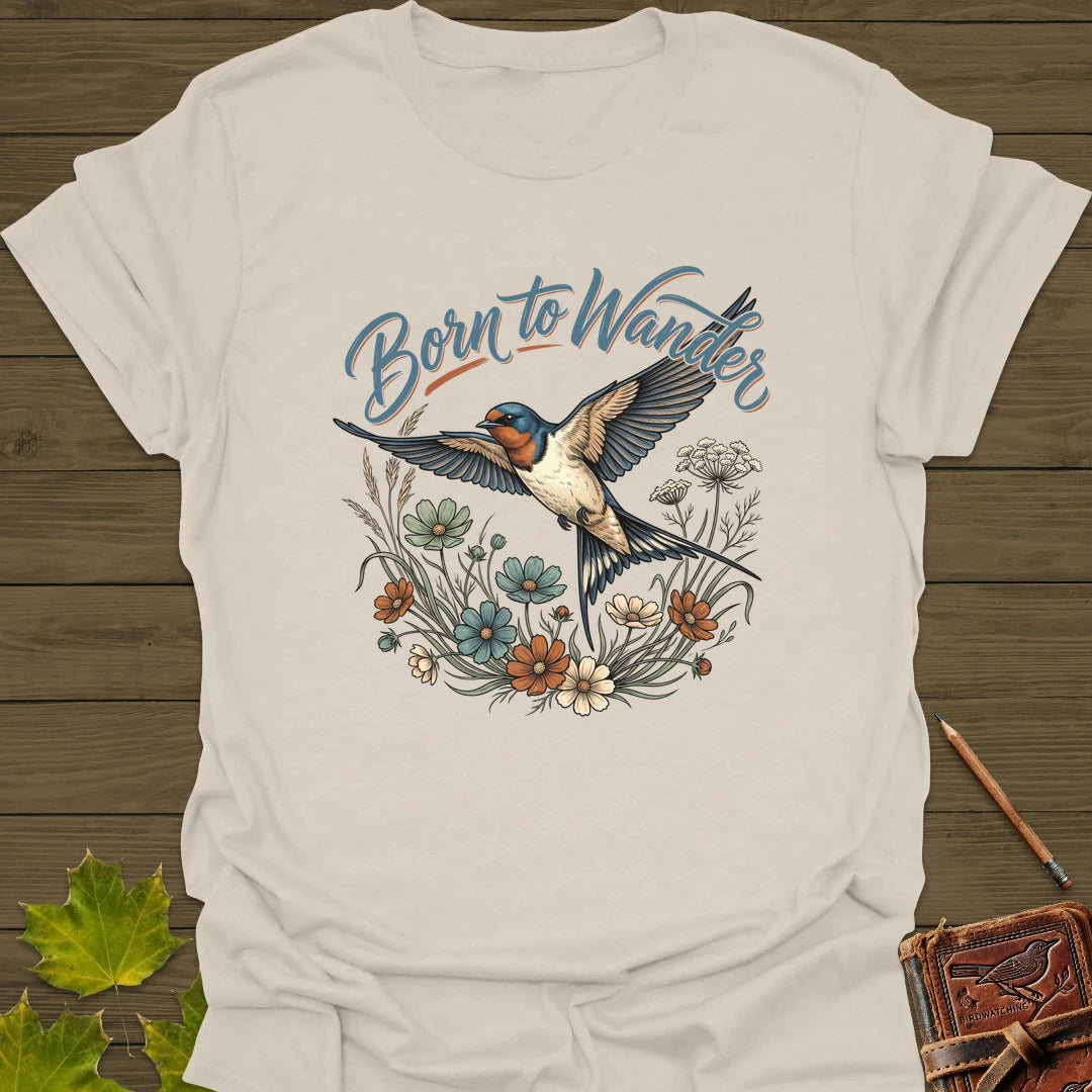 Born To Wander T-Shirt Natural