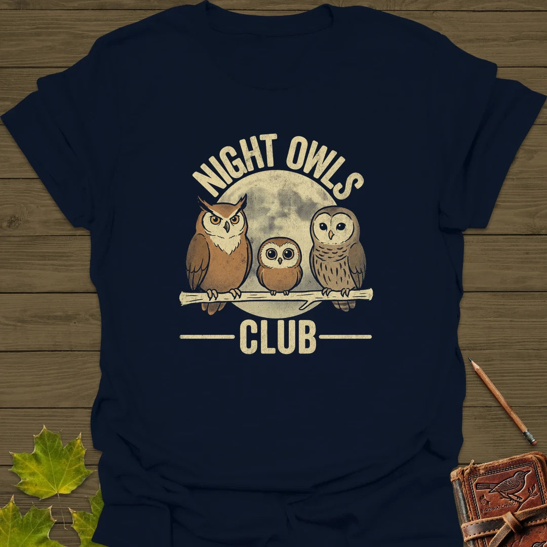 Night Owls Club T-Shirt Navy