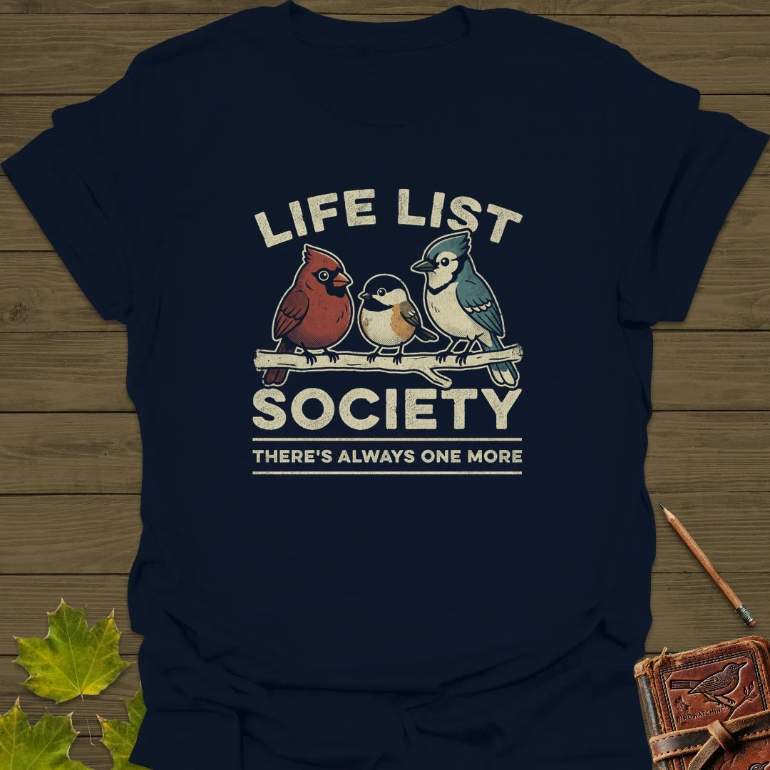 Life List Society T-Shirt Navy