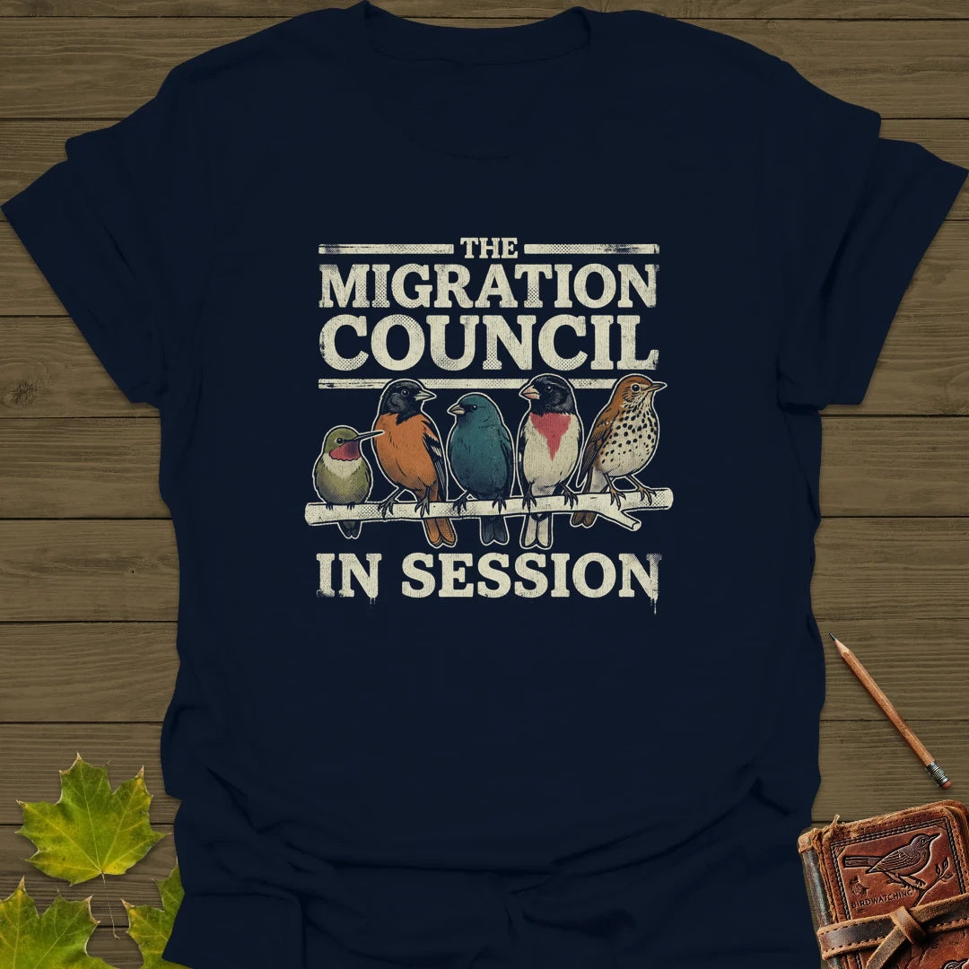 Council Meeting T-Shirt Navy