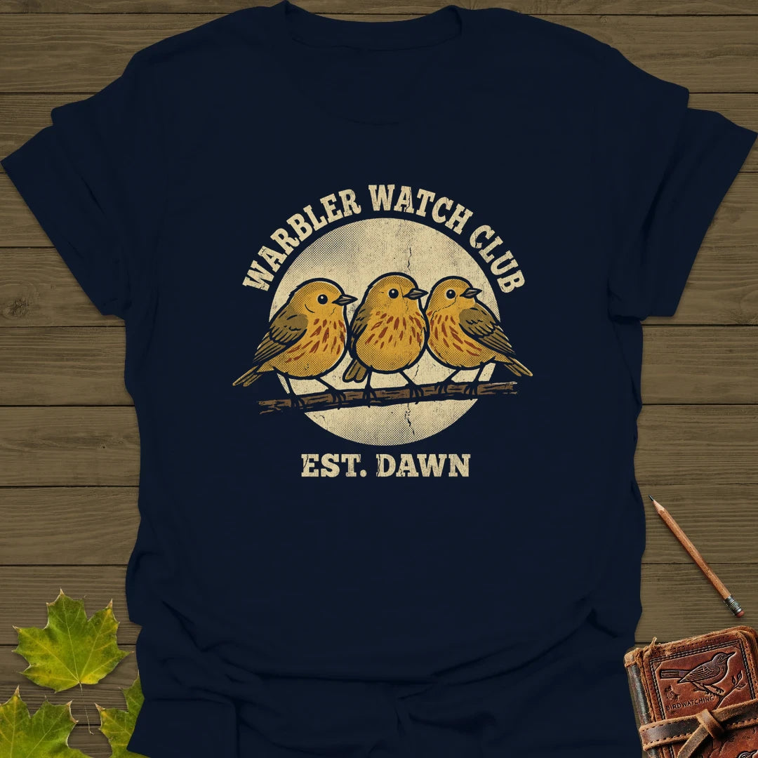 Warbler Watch Club T-Shirt Navy