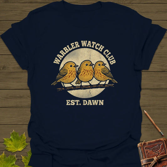 Warbler Watch Club T-Shirt Navy
