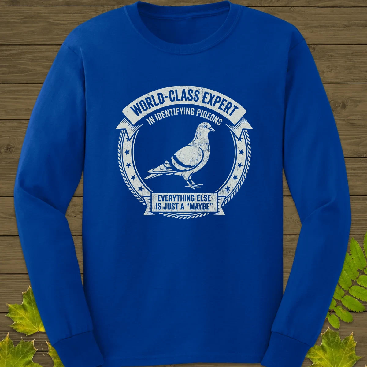 Identifying Pigeons Long Sleeve Royal