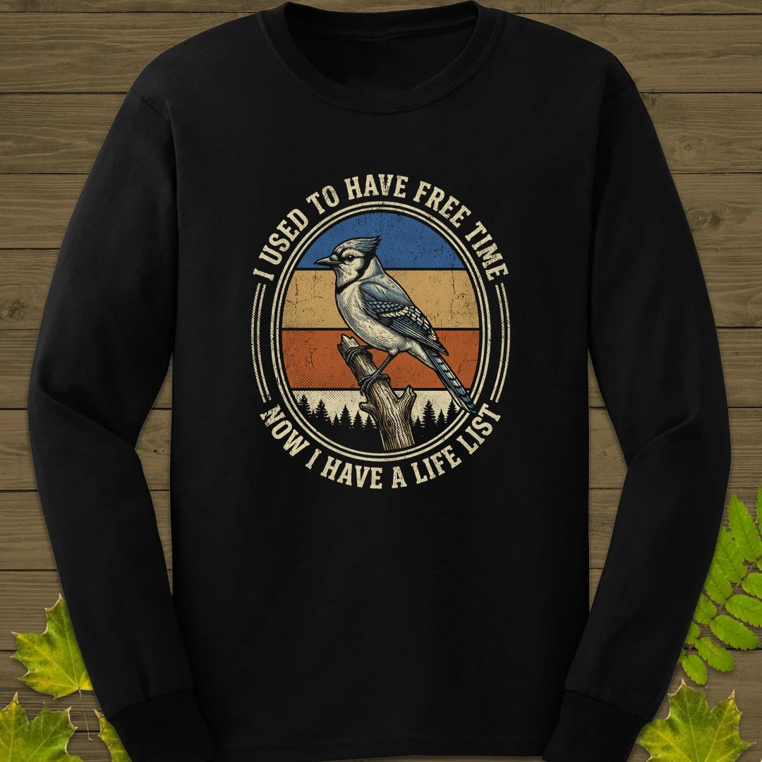 Free Time Long Sleeve Black