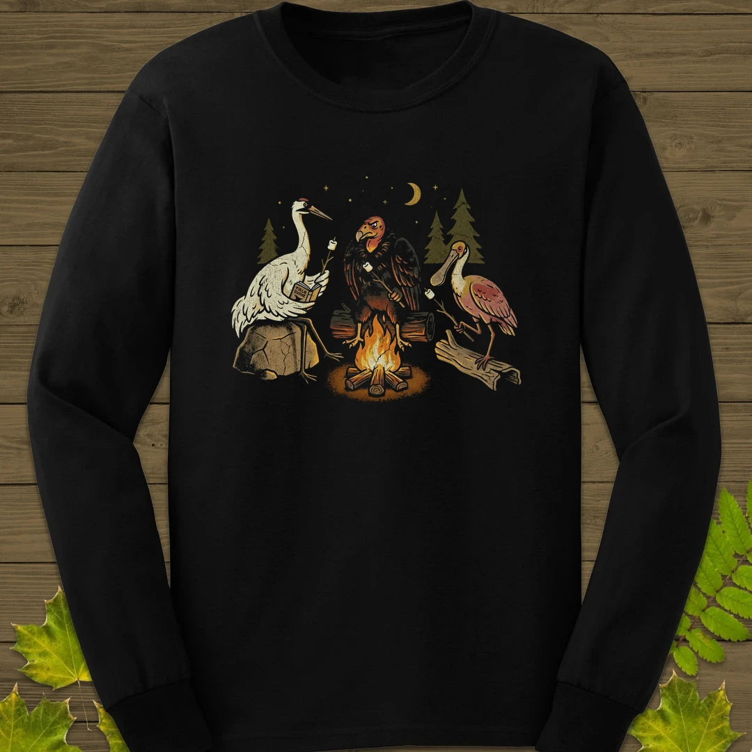 Campfire Stories Long Sleeve Black