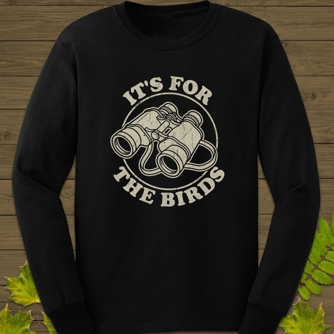 For The Birds Long Sleeve Black