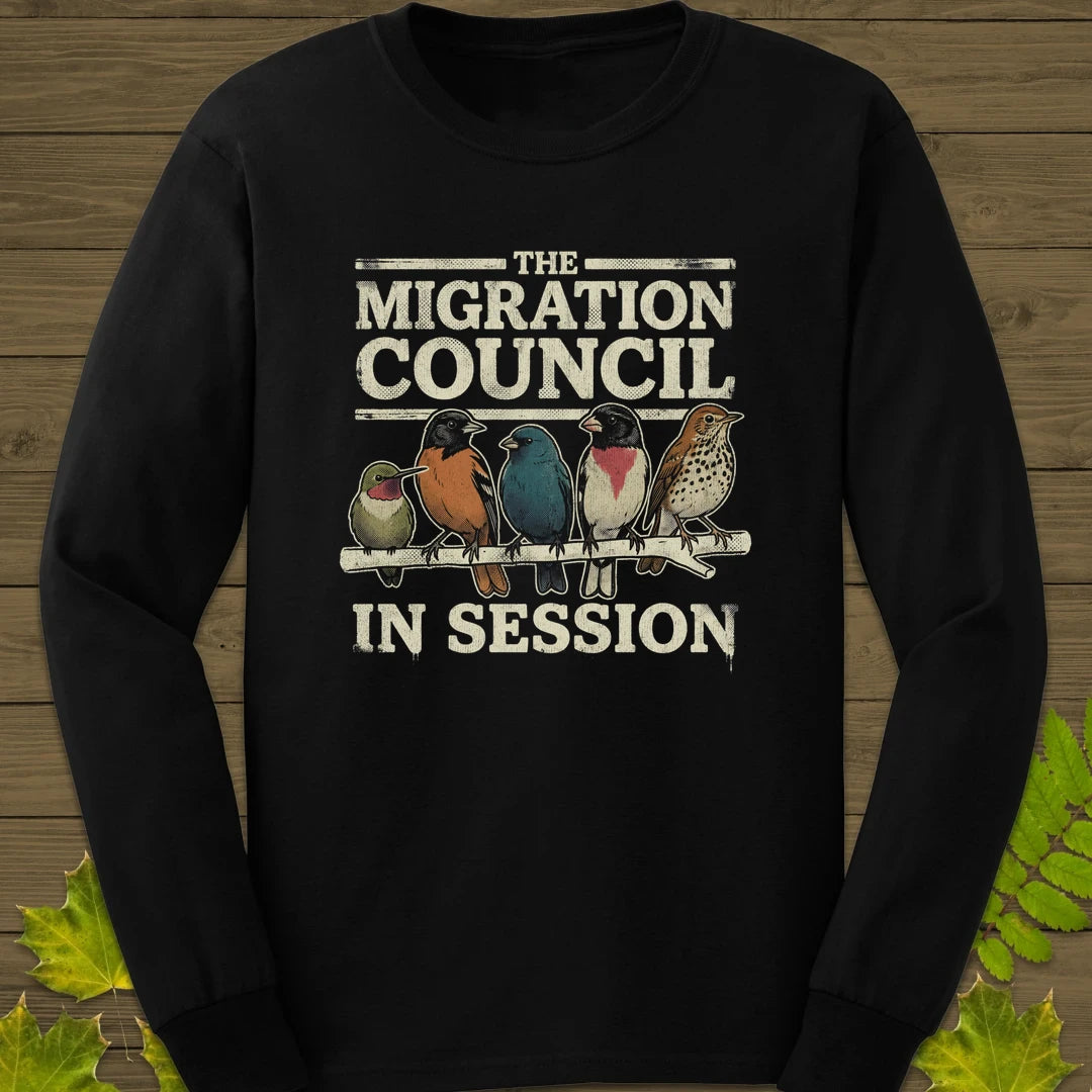 Council Meeting Long Sleeve Black