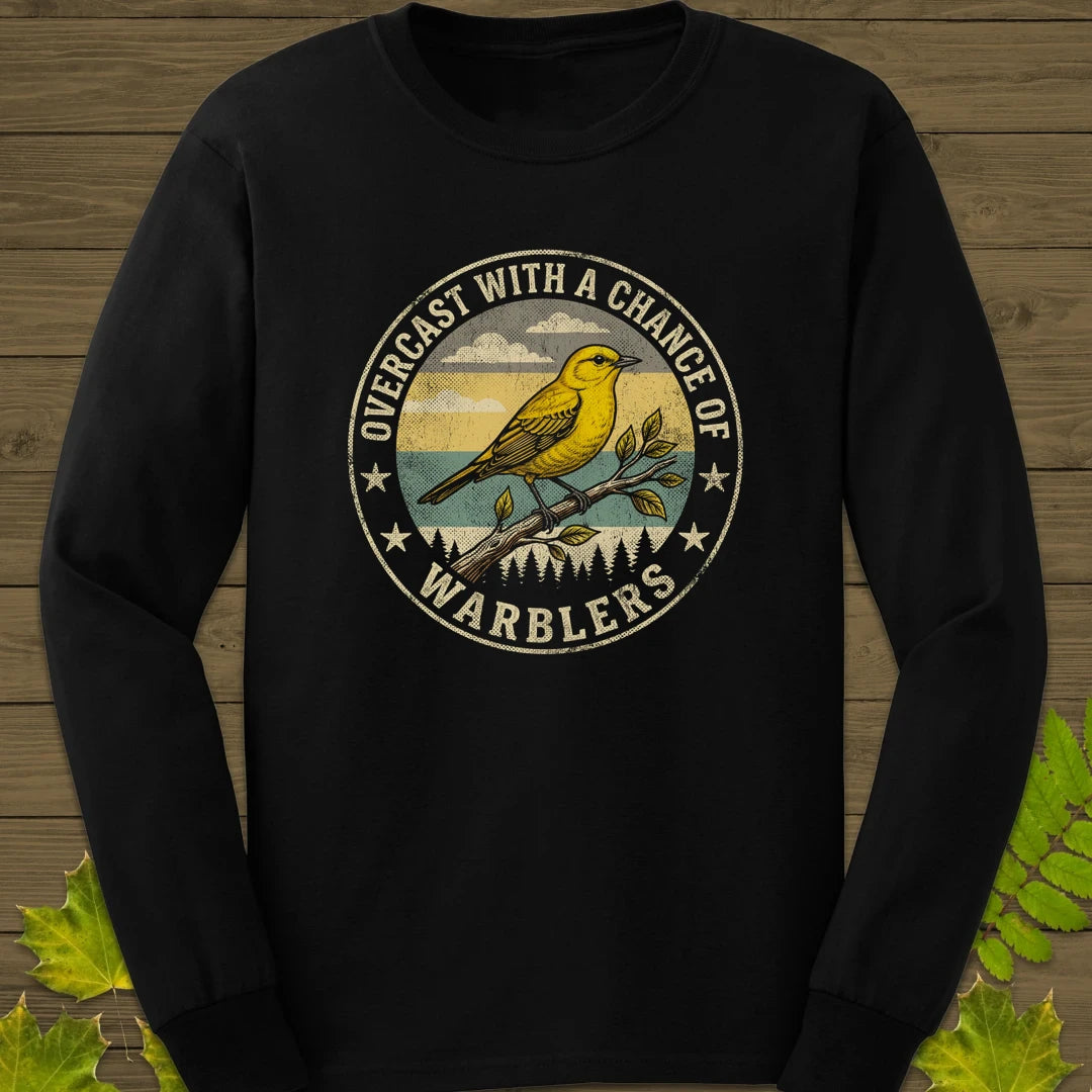 Chance Of Warblers Long Sleeve Black