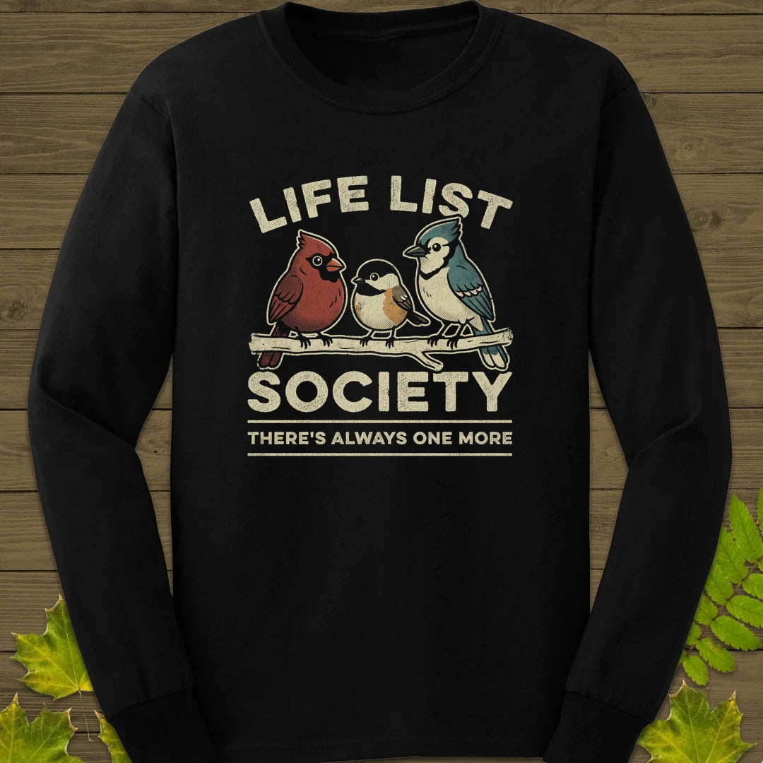 Life List Society Long Sleeve Black