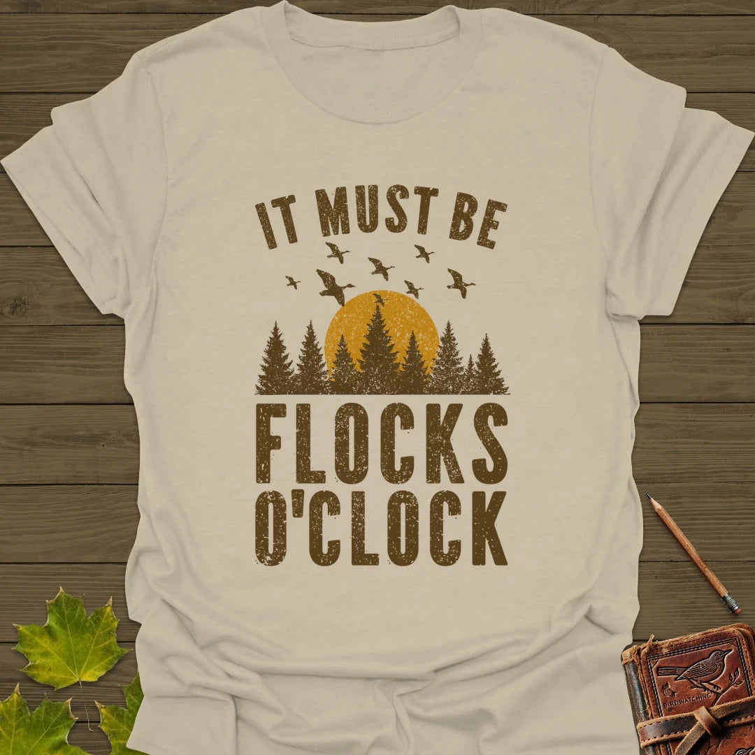 Flocks O'Clock T-Shirt Sand