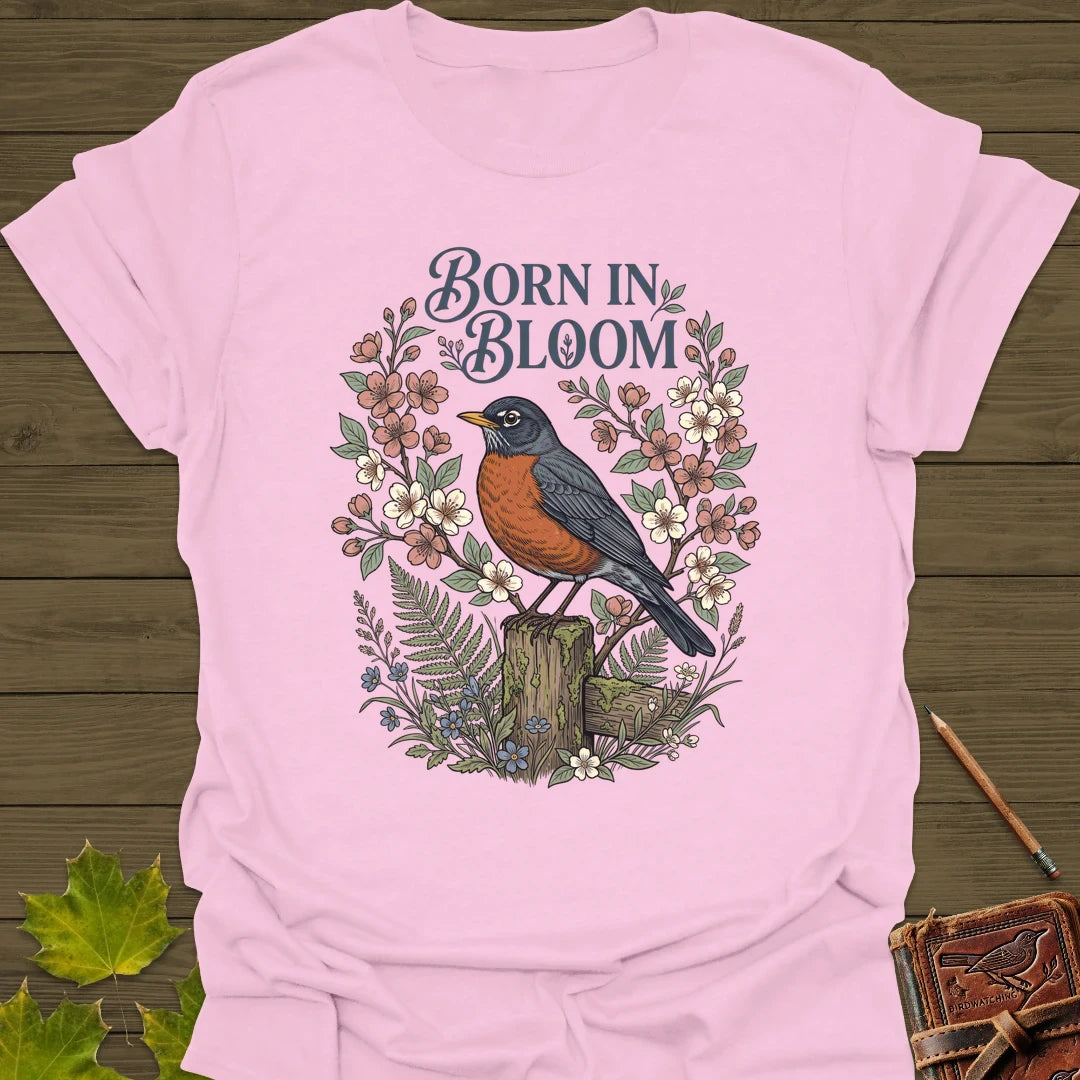 Born In Bloom T-Shirt Light Pink