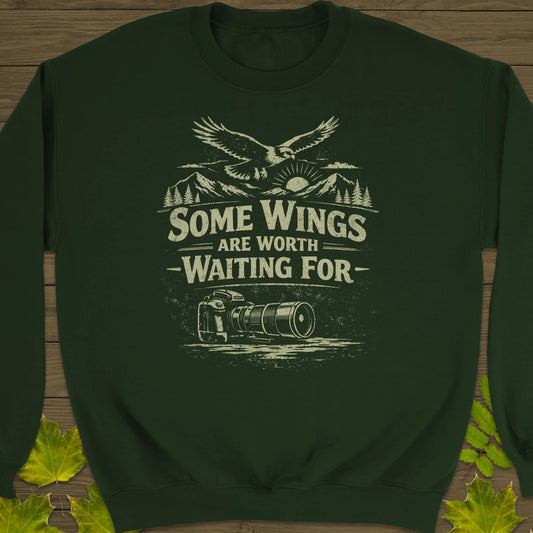 Some Wings Sweatshirt Forest Green