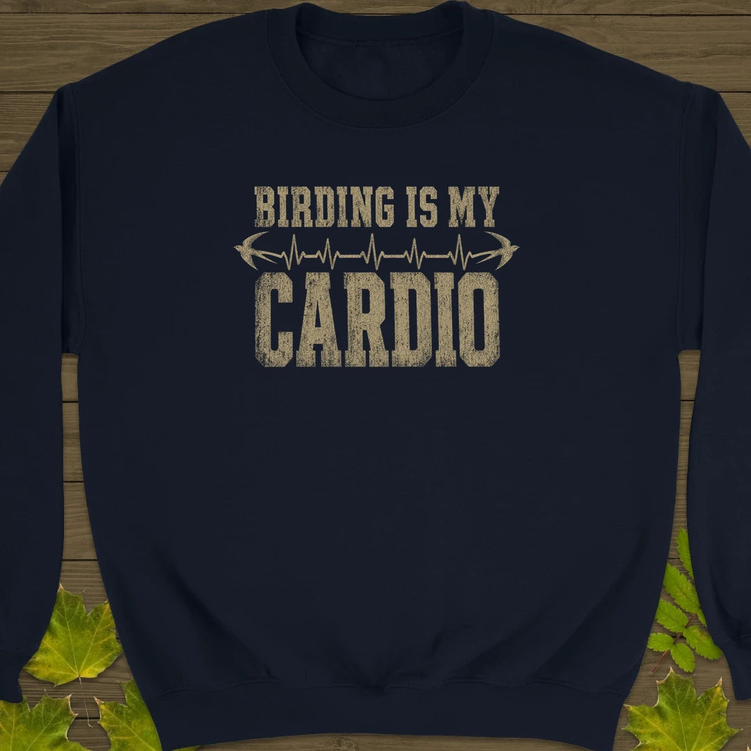 Birding Is My Cardio Sweatshirt Navy