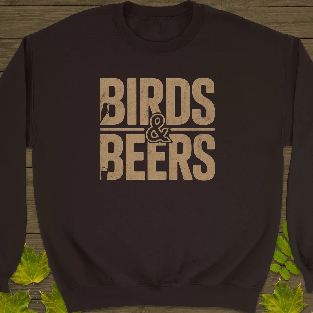 Birds & Beers Sweatshirt Dark Chocolate