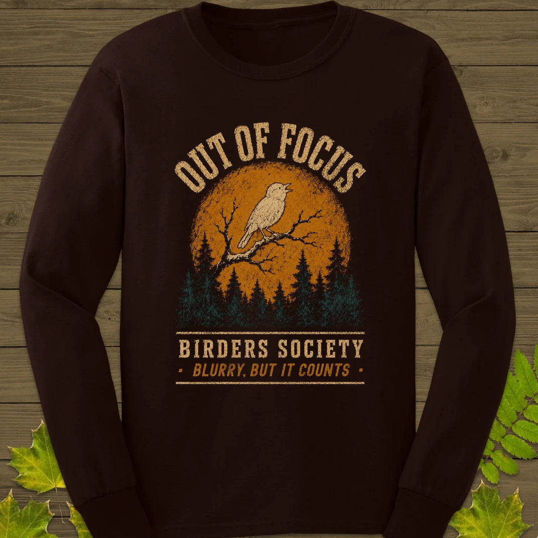Blurry Focus Long Sleeve Dark Chocolate