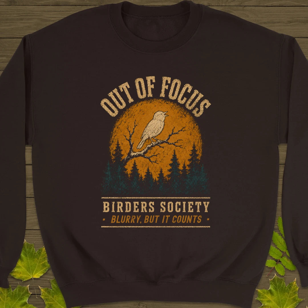 Blurry Focus Sweatshirt Dark Chocolate