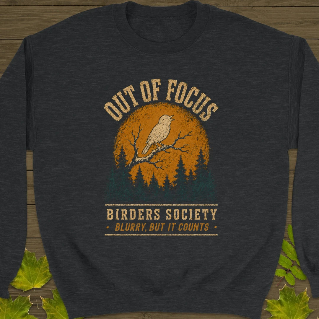 Blurry Focus Sweatshirt Dark Heather