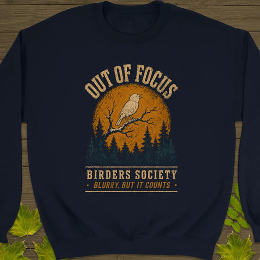 Blurry Focus Sweatshirt in Navy