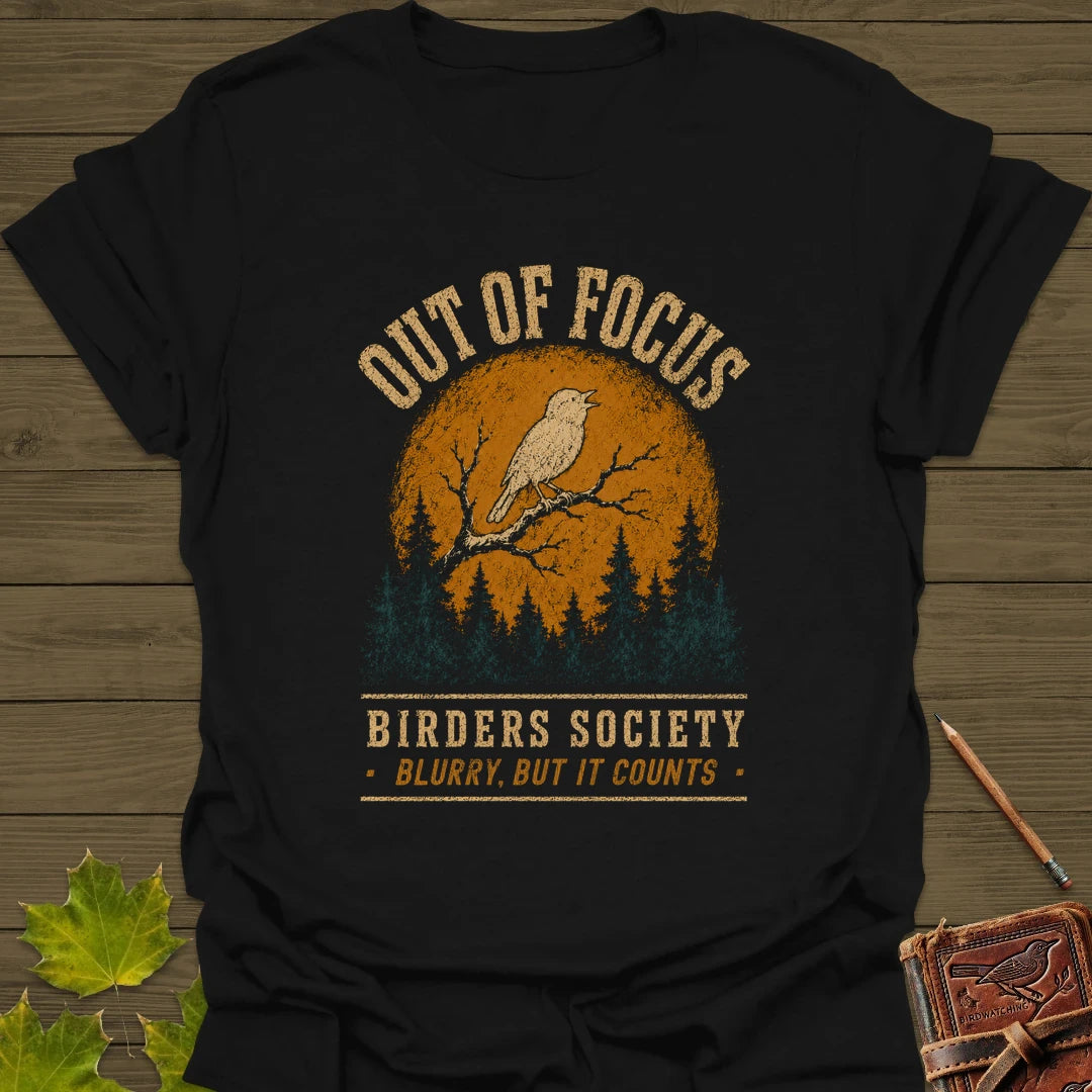 Blurry Focus T-Shirt in Black
