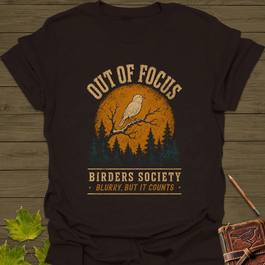Blurry Focus T-Shirt in Dark Chocolate