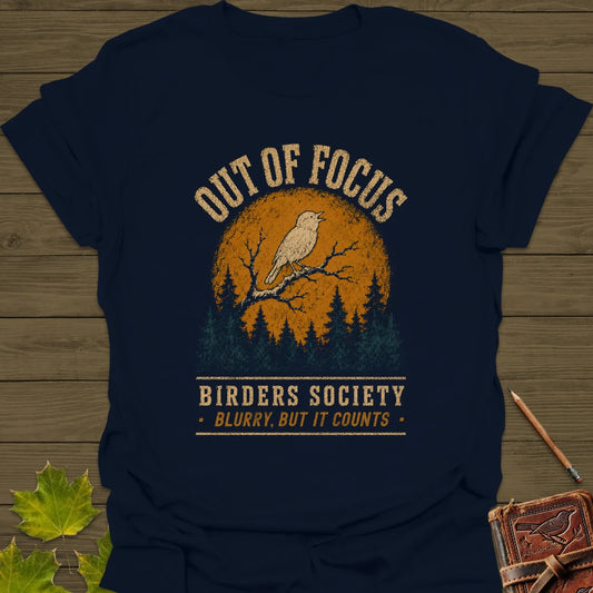 Blurry Focus T-Shirt Navy