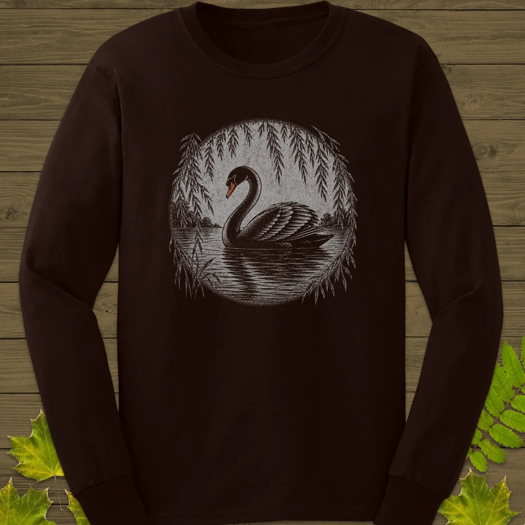 Brake For Birds Long Sleeve Dark Chocolate