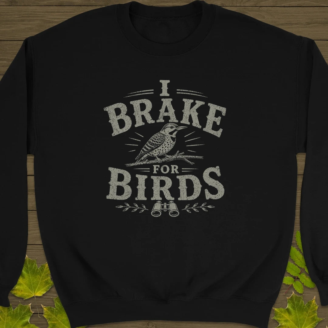 Brake For Birds Sweatshirt Black