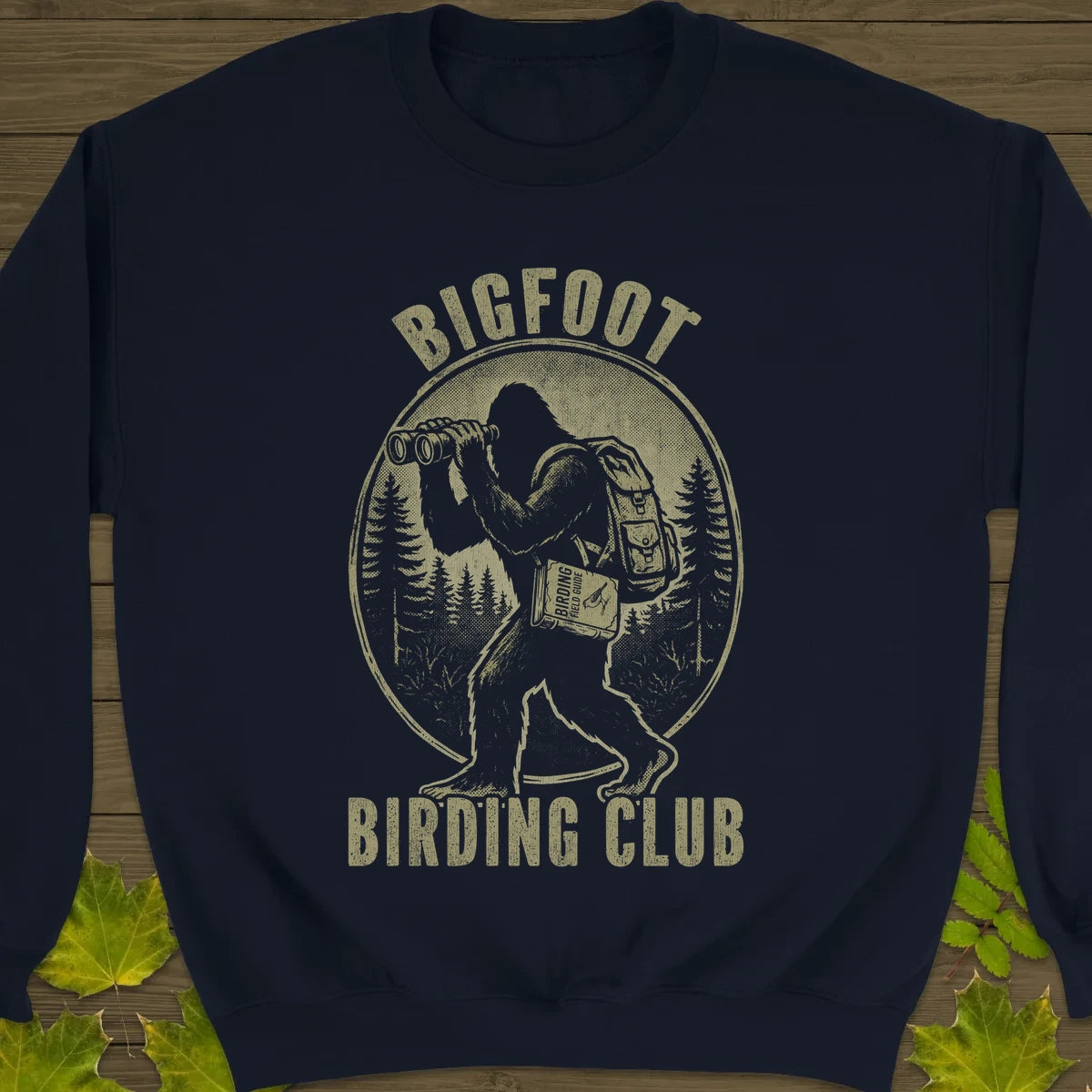 Bigfoot Birding Club Sweatshirt Navy