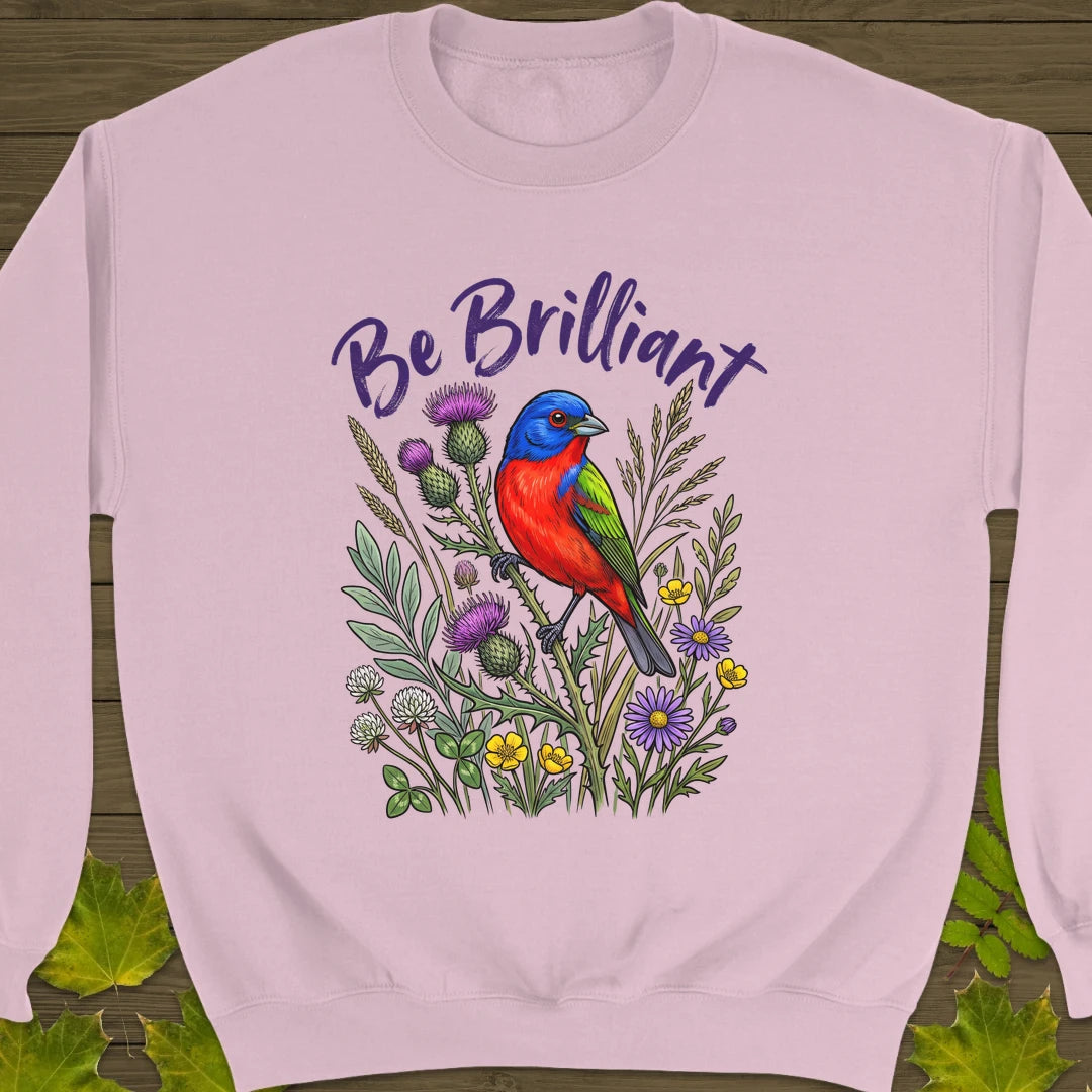 Be Brilliant Sweatshirt Light Pink