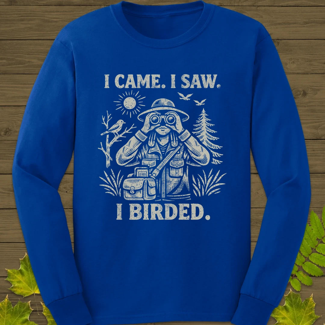 I Birded Long Sleeve Royal