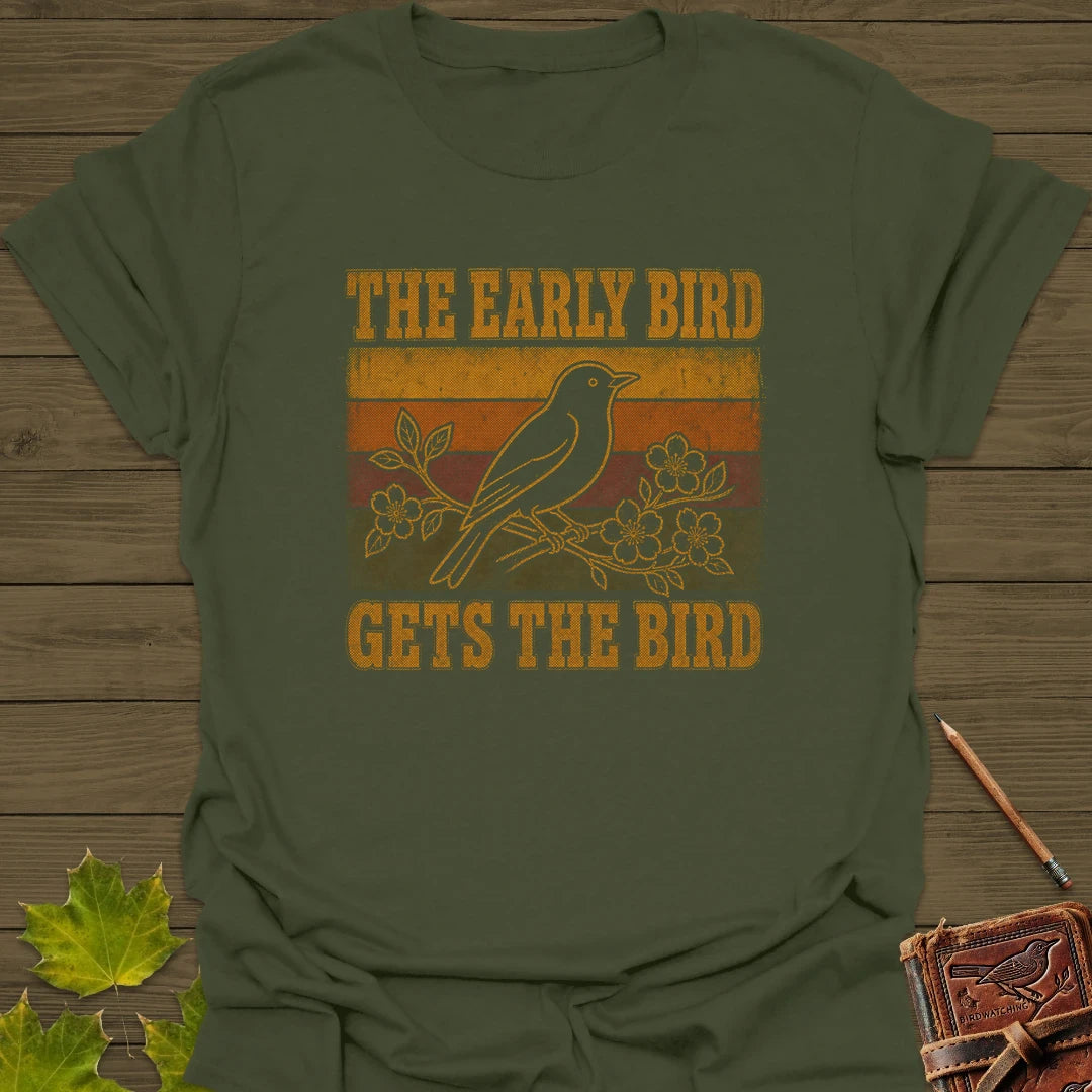 Early Riser T-Shirt Military Green