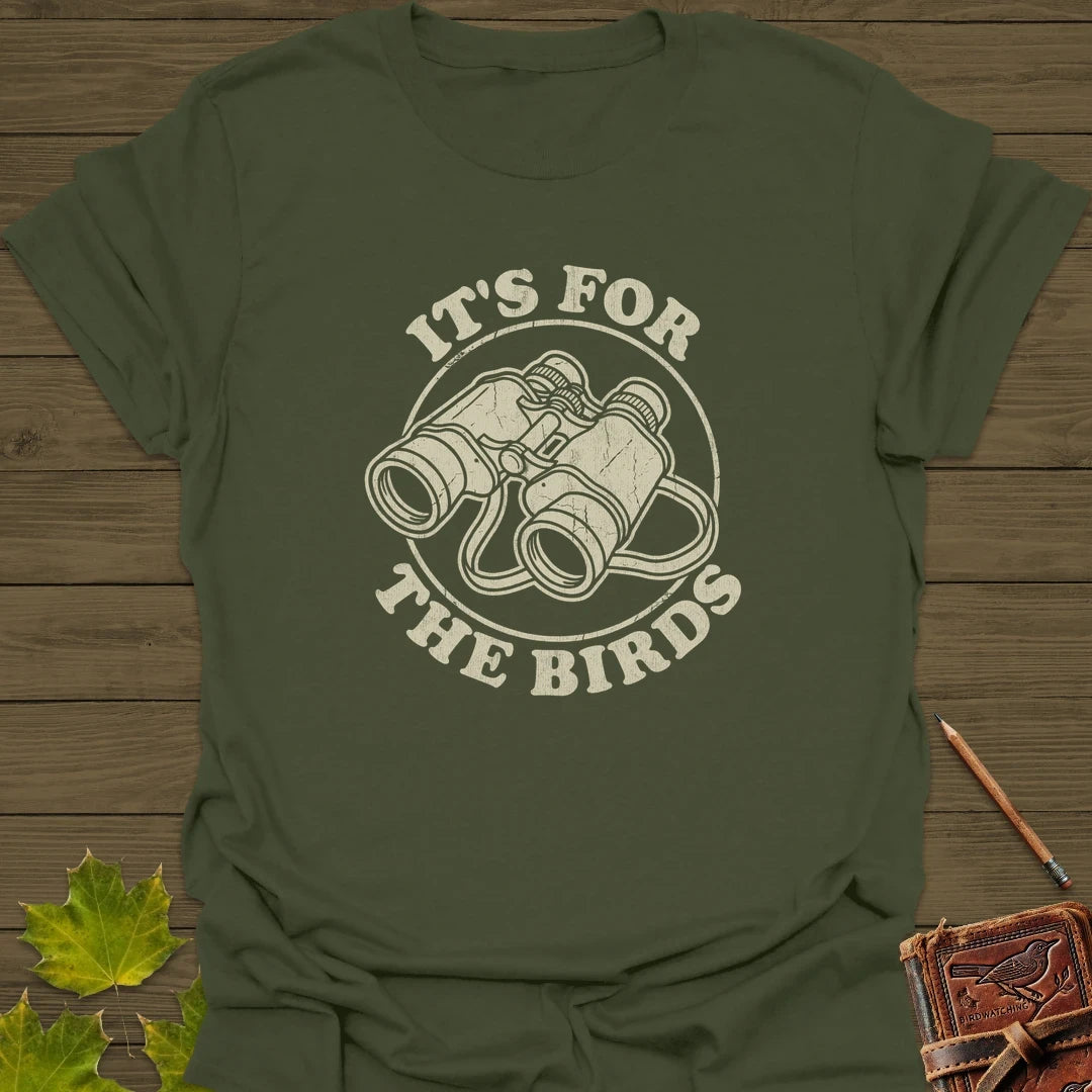 For The Birds T-Shirt Military Green