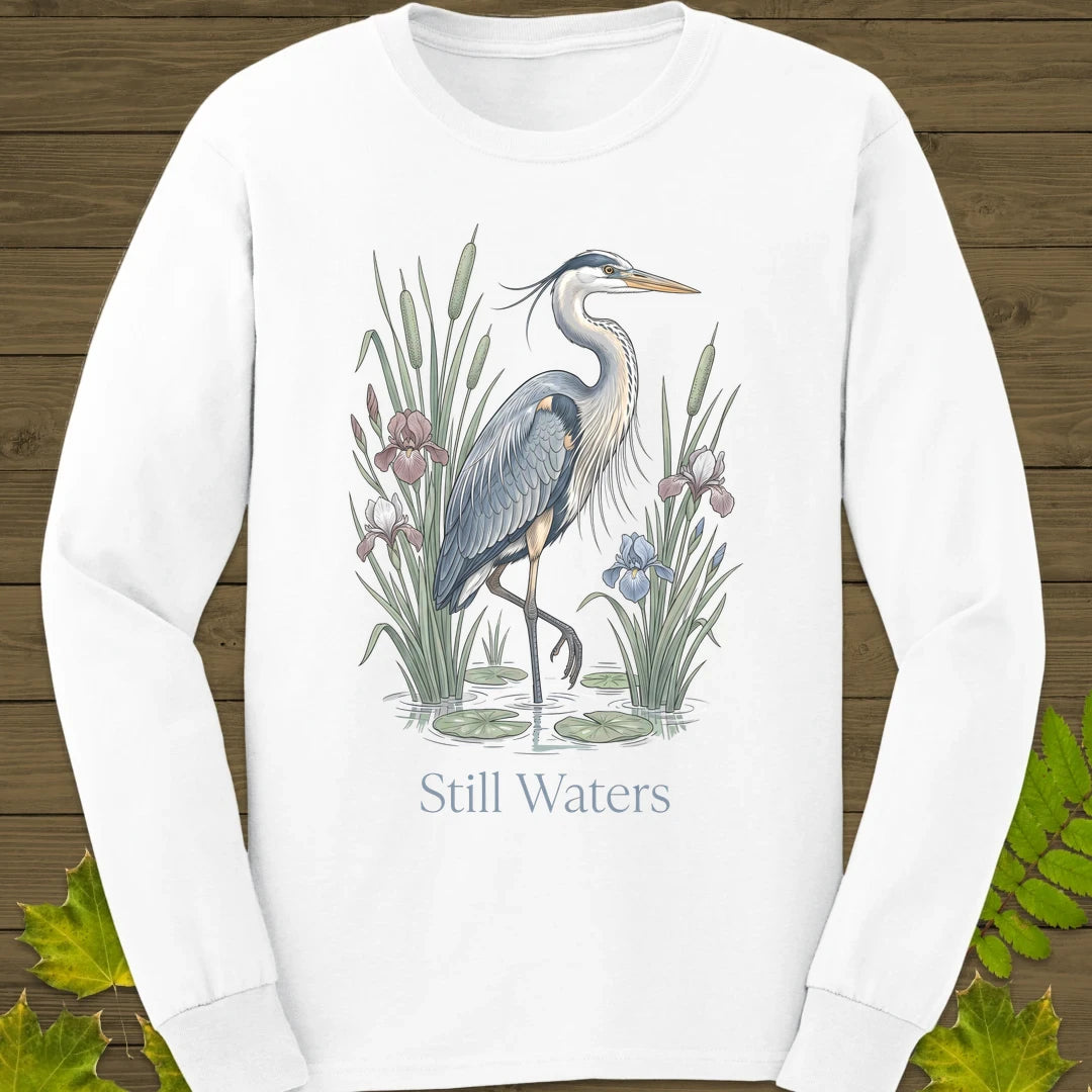 Still Waters Long Sleeve White
