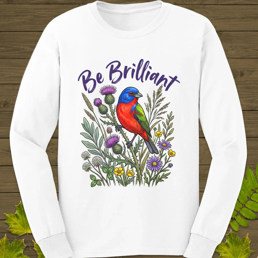 Be Brilliant Long Sleeve White