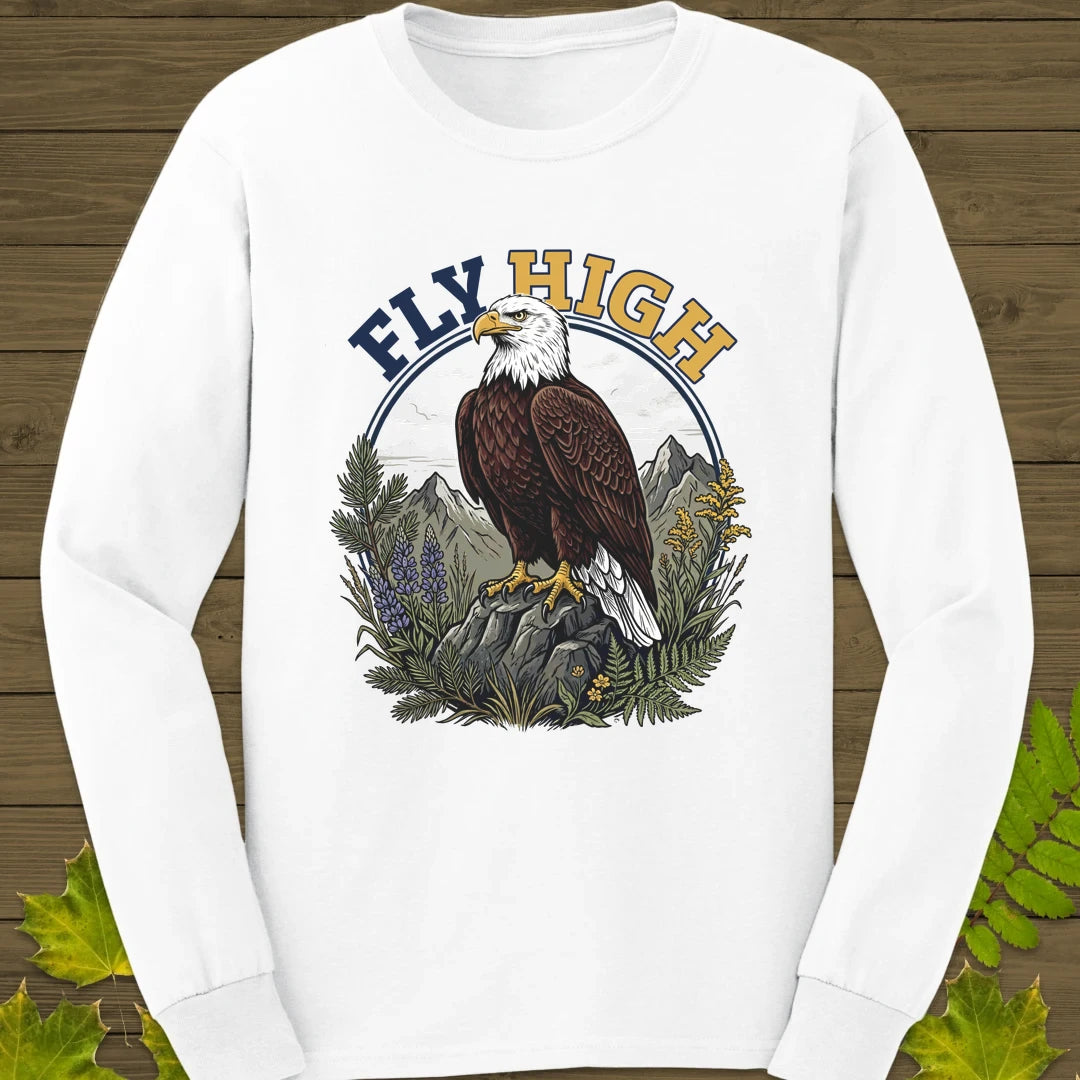 Fly High Long Sleeve White
