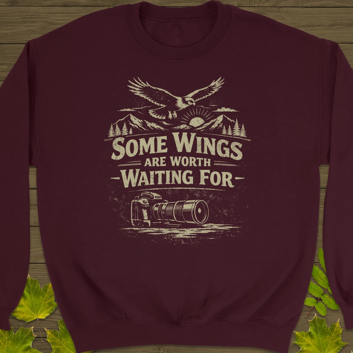 Some Wings Sweatshirt Maroon