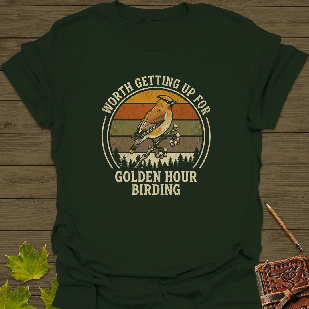 Golden Hour T-Shirt Forest Green