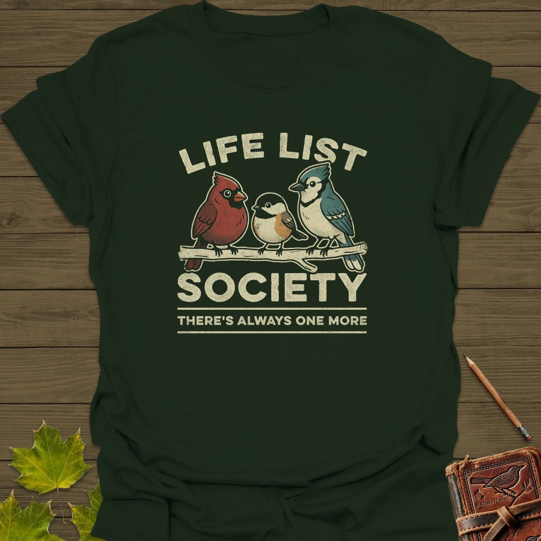 Life List Society T-Shirt Forest Green