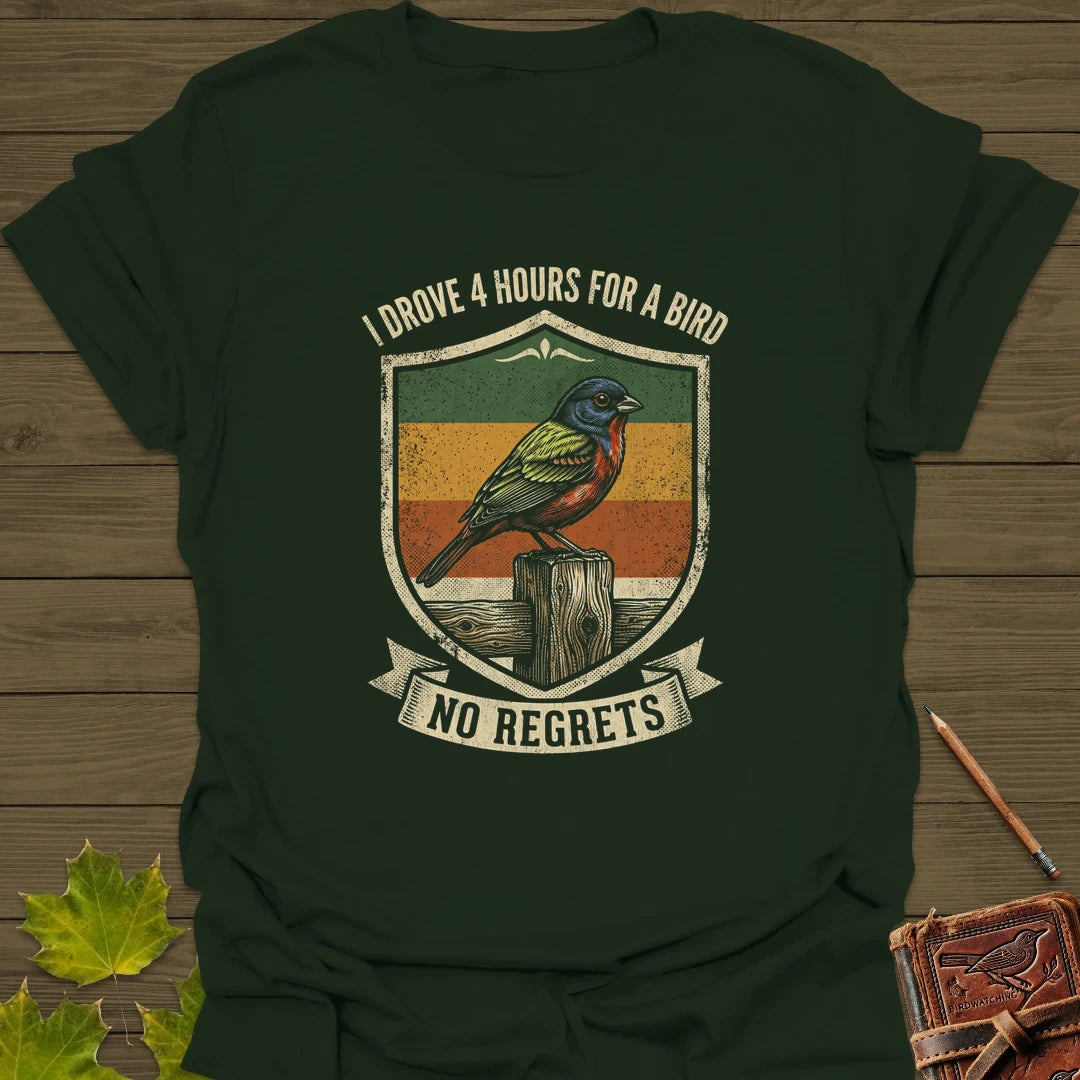 No Regrets T-Shirt Forest Green