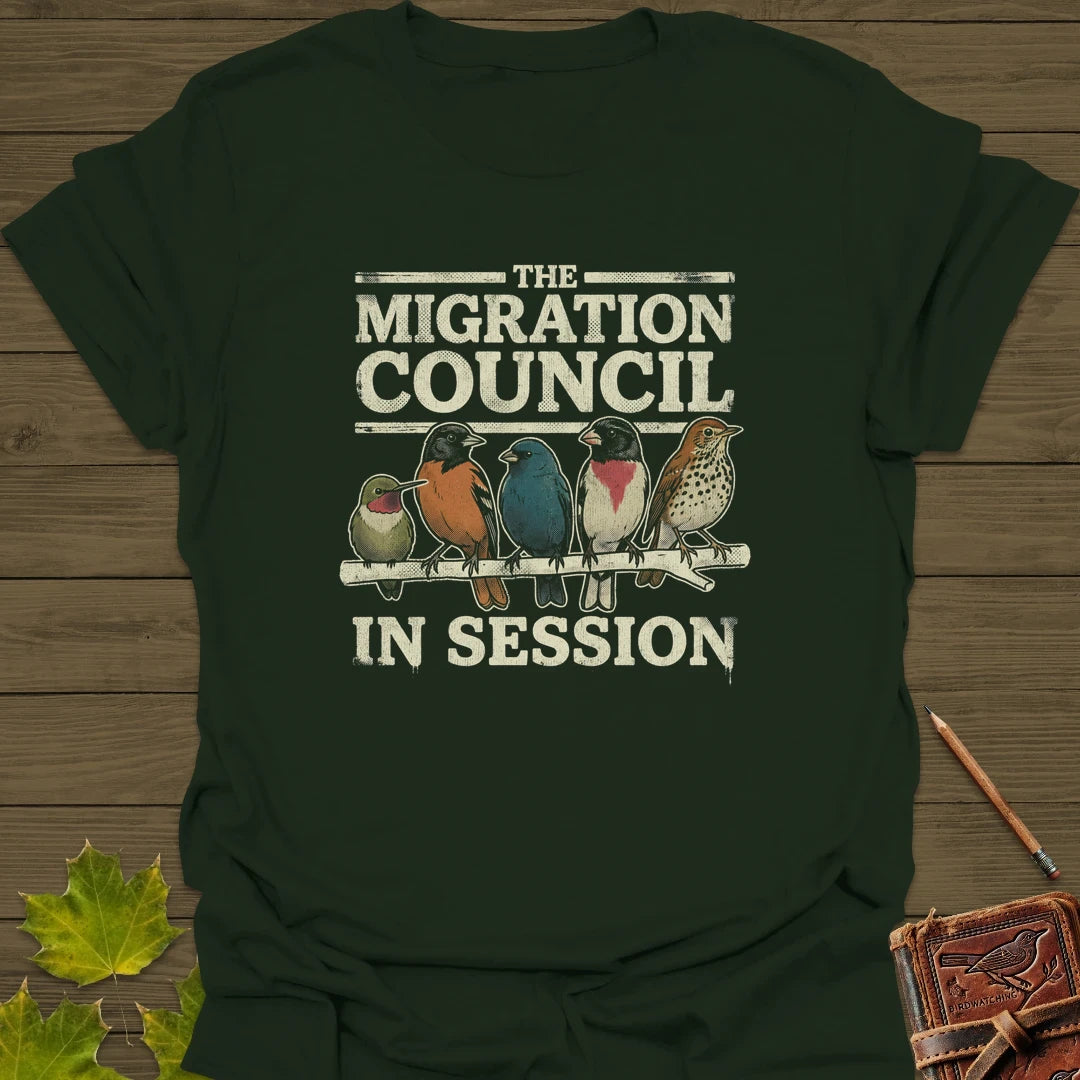 Council Meeting T-Shirt Forest Green
